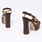 Δερμάτινα Platform Πέδιλα