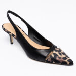 Δερμάτινες Slingback Γόβες