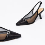Slingback Γόβες με διαφάνεια