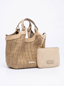 DUA medium raffia bag