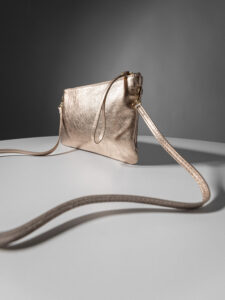 HERMY Δερμάτινο Clutch