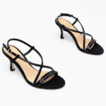 Crystal Heeled Sandals