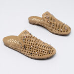 BRAIDY Suede-leather Slippers