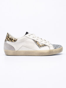 Leather Glittered Sneakers