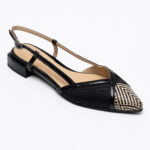 Πλεκτά Slingback Φλατς