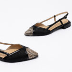 Πλεκτά Slingback Φλατς