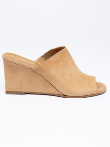 Suede-Leather Mules