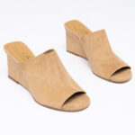 Suede-Leather Mules