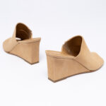 Suede-Leather Mules