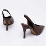 Leather Slingback Pumps