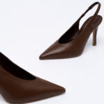 Leather Slingback Pumps