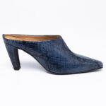 Δερμάτινα Heeled Mules