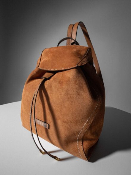 VIOLETTE Καστόρινο backpack