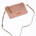 NEFELI raffia pouch
