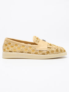 Passage raffia loafers