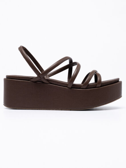 NINOSKA Δερμάτινα flatforms