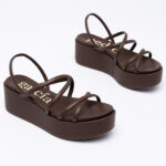 NINOSKA Δερμάτινα flatforms