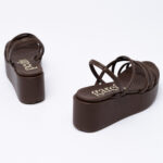 NINOSKA Δερμάτινα flatforms