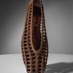 Woven-effect Ballerinas
