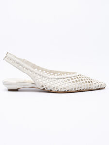 Δερμάτινα perforated slingbacks