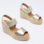 Δερμάτινες espadrille πλατφόρμες