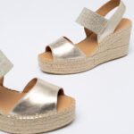 Δερμάτινες espadrille πλατφόρμες