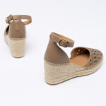 Δερμάτινες espadrille πλατφόρμες