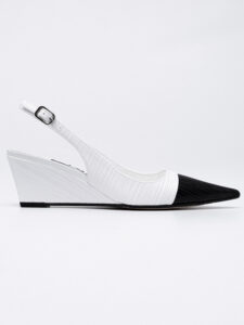 Slingback wedge γόβες