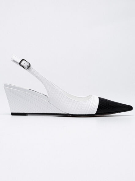 Slingback wedge γόβες