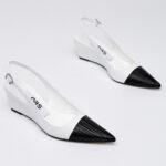 Slingback wedge γόβες