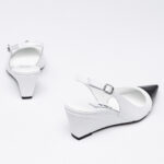 Slingback wedge γόβες