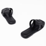 Leather slides